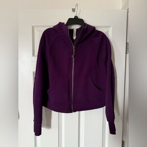 Lululemon dramatic magenta oversized full zip scuba